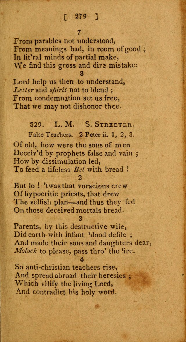 Hymns: composed by different authors, by order of the General Convention of Universalists of the New-England States and Others. Adapted to public and private devotion page 279