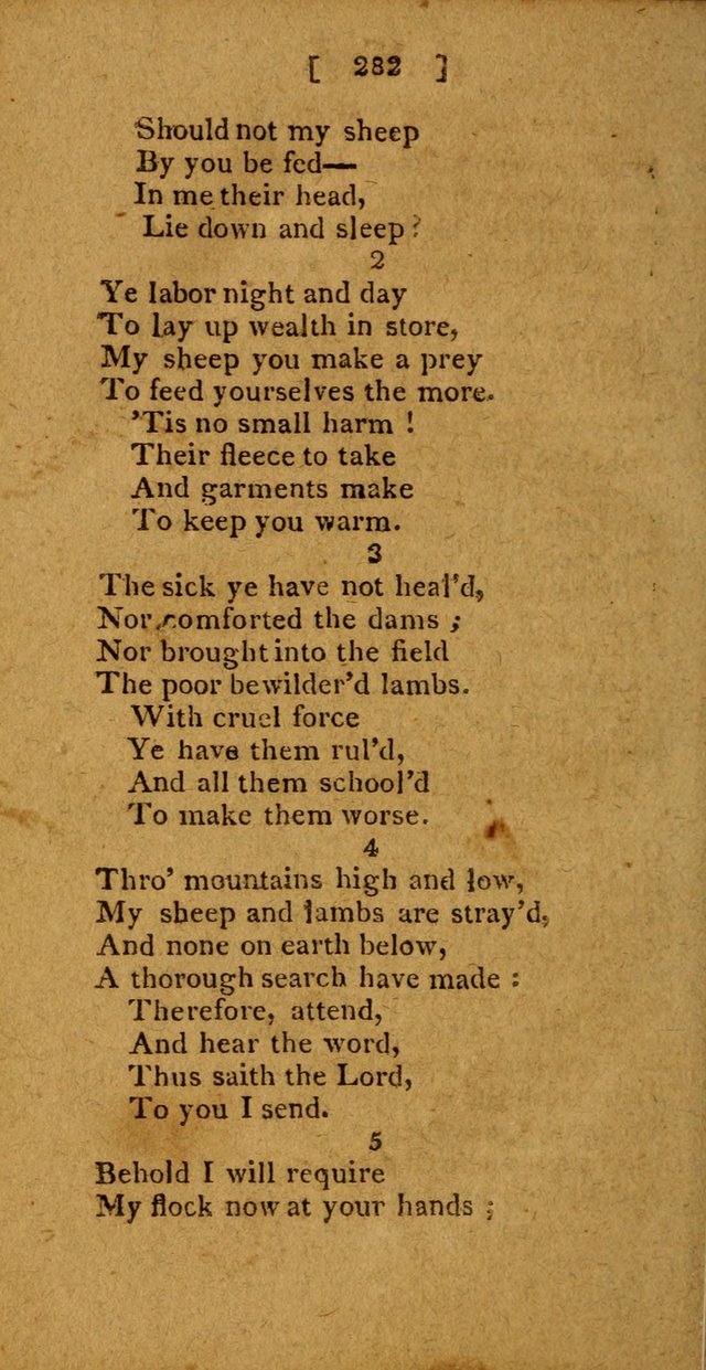 Hymns: composed by different authors, by order of the General Convention of Universalists of the New-England States and Others. Adapted to public and private devotion page 282