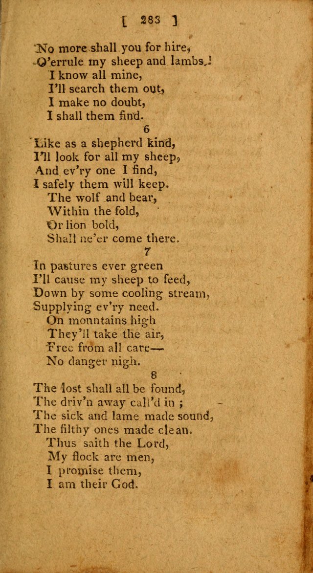 Hymns: composed by different authors, by order of the General Convention of Universalists of the New-England States and Others. Adapted to public and private devotion page 283