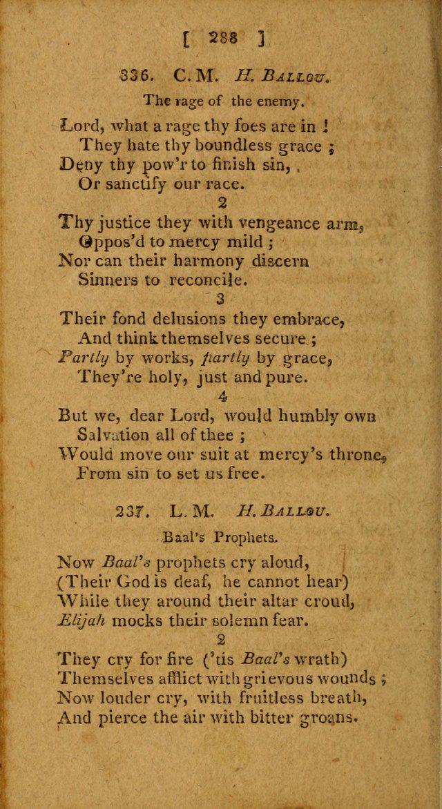 Hymns: composed by different authors, by order of the General Convention of Universalists of the New-England States and Others. Adapted to public and private devotion page 288