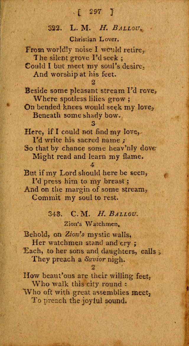 Hymns: composed by different authors, by order of the General Convention of Universalists of the New-England States and Others. Adapted to public and private devotion page 297