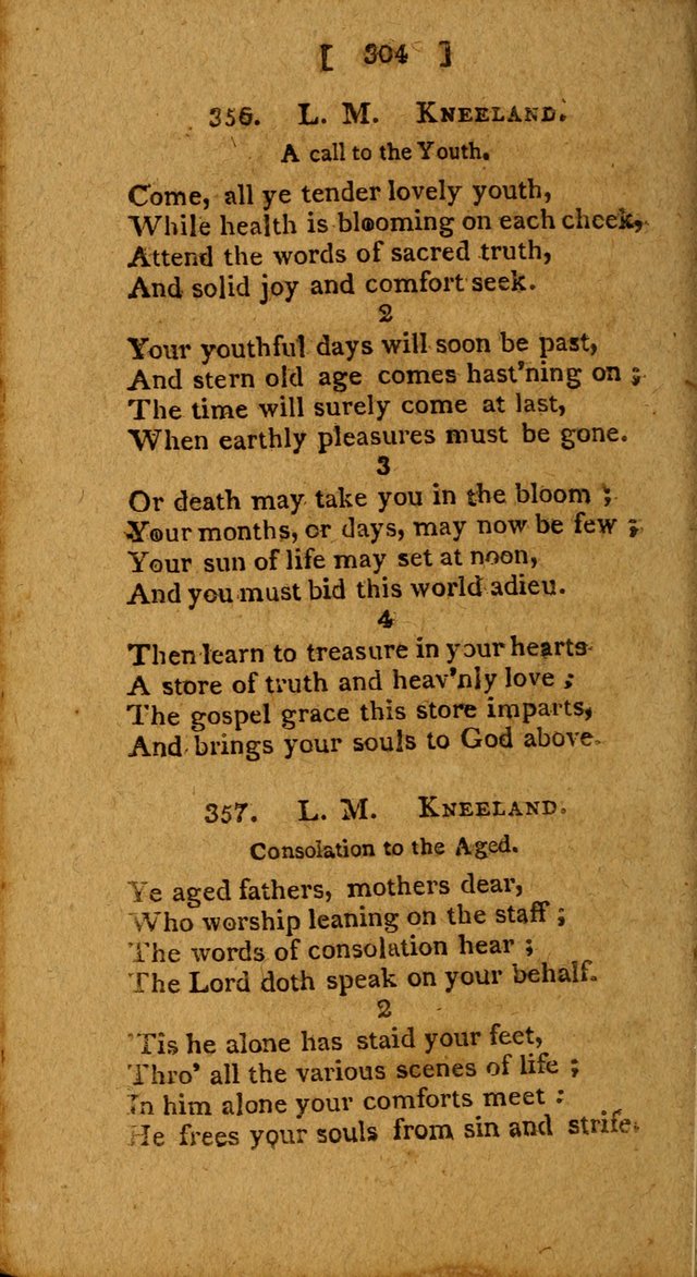 Hymns: composed by different authors, by order of the General Convention of Universalists of the New-England States and Others. Adapted to public and private devotion page 304