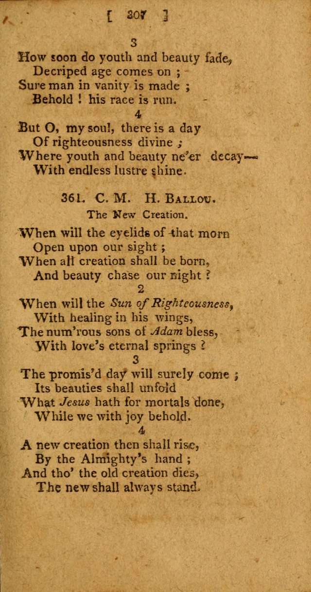 Hymns: composed by different authors, by order of the General Convention of Universalists of the New-England States and Others. Adapted to public and private devotion page 307