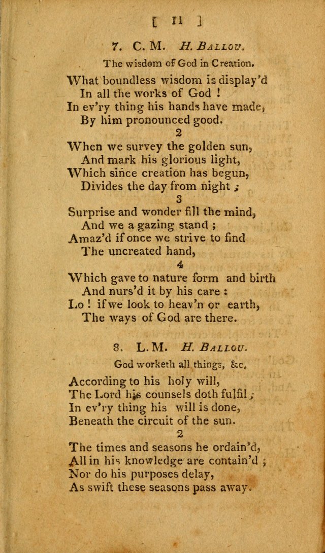 Hymns, Composed by Different Authors, at the Request of the General        Convention of Universalists. 2nd ed. page 11