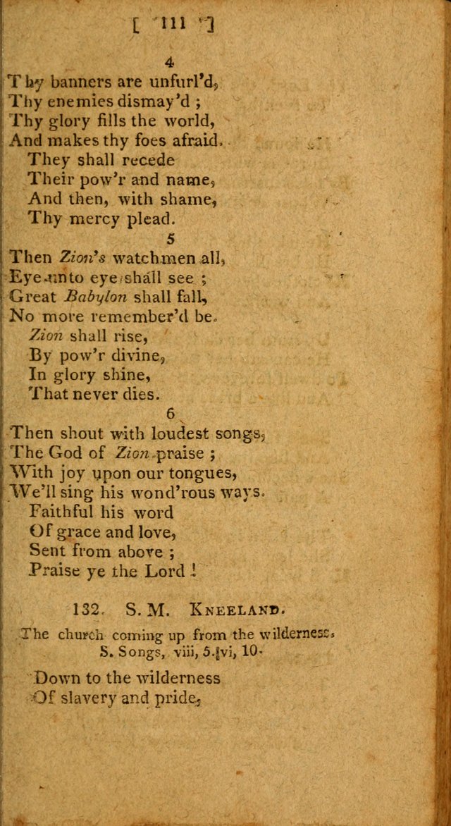 Hymns, Composed by Different Authors, at the Request of the General        Convention of Universalists. 2nd ed. page 111