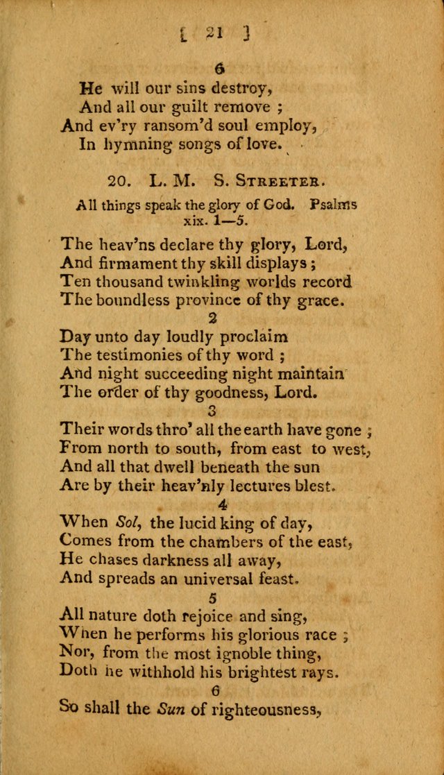 Hymns, Composed by Different Authors, at the Request of the General        Convention of Universalists. 2nd ed. page 21