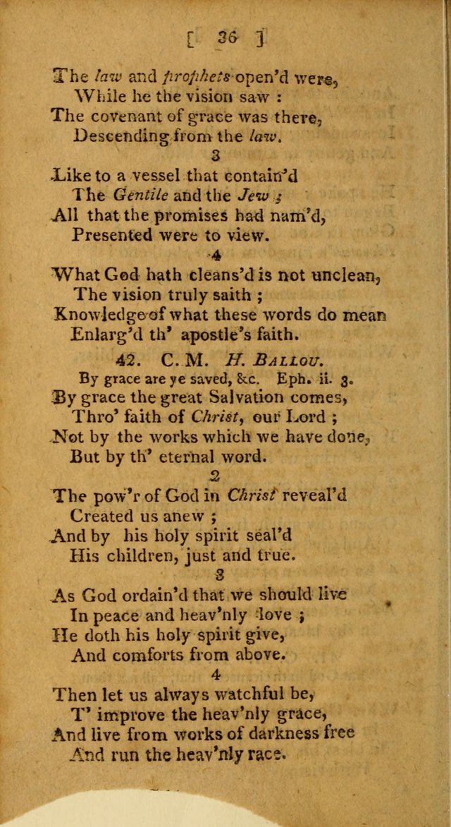 Hymns, Composed by Different Authors, at the Request of the General        Convention of Universalists. 2nd ed. page 36