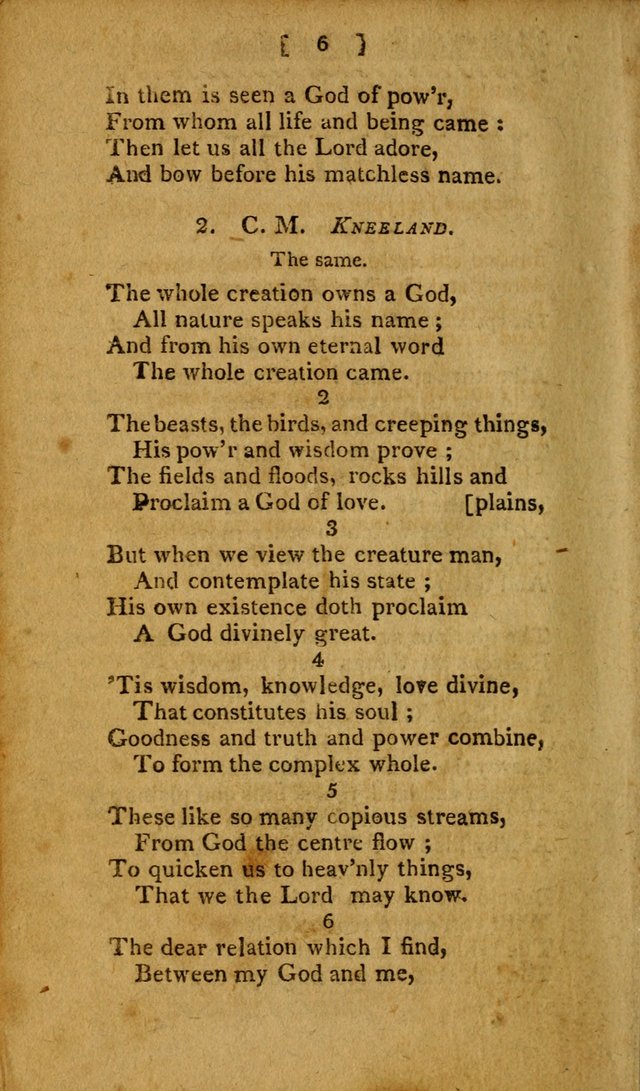 Hymns, Composed by Different Authors, at the Request of the General        Convention of Universalists. 2nd ed. page 6