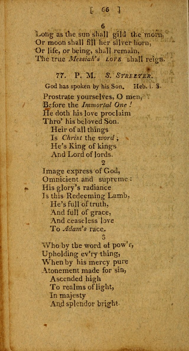 Hymns, Composed by Different Authors, at the Request of the General        Convention of Universalists. 2nd ed. page 66