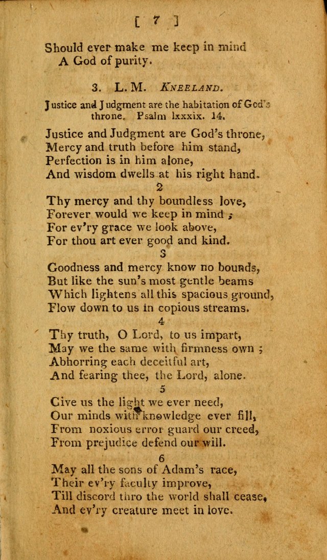 Hymns, Composed by Different Authors, at the Request of the General        Convention of Universalists. 2nd ed. page 7