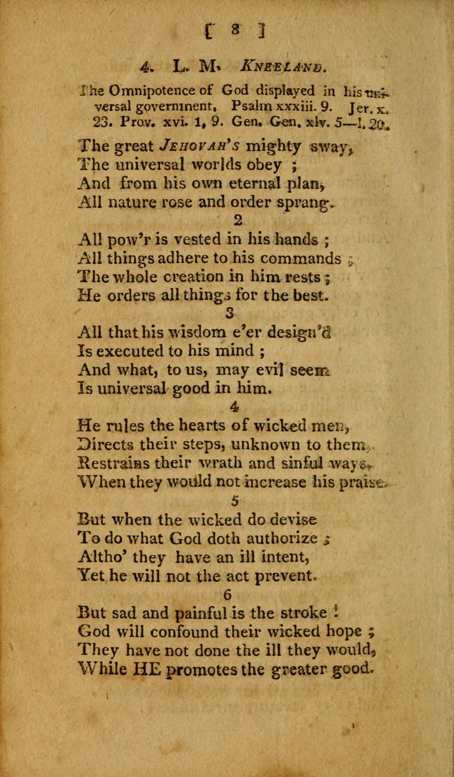 Hymns, Composed by Different Authors, at the Request of the General        Convention of Universalists. 2nd ed. page 8