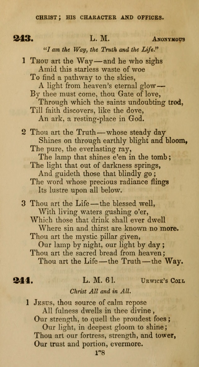 Hymns for Christian Devotion: especially adapted to the Universalist denomination page 168