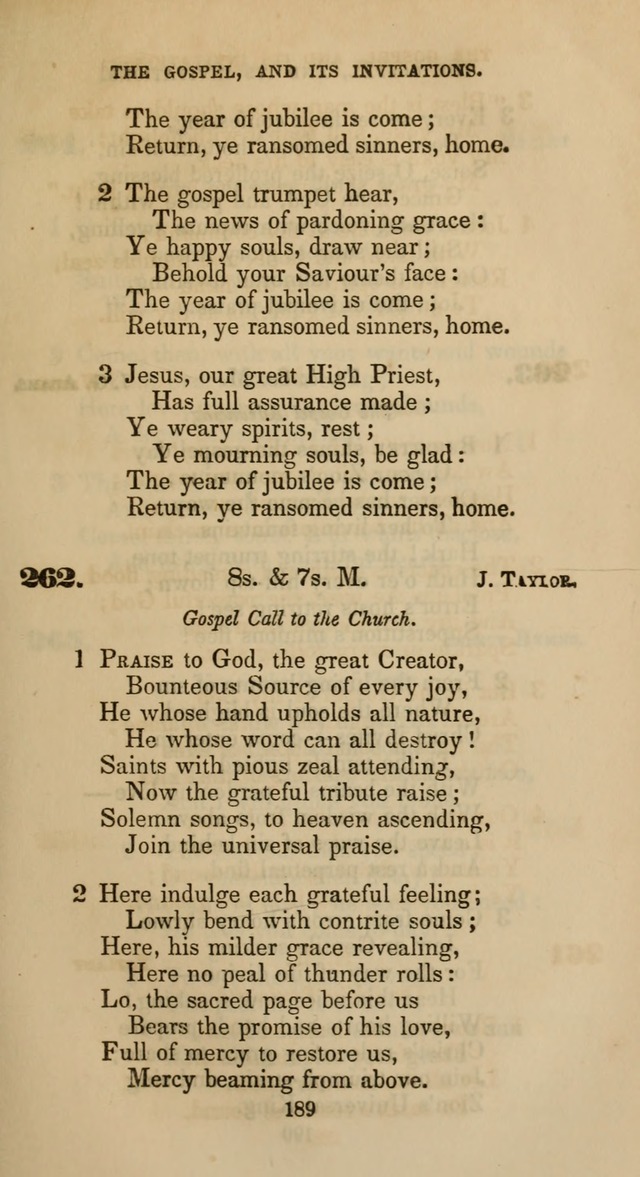 Hymns for Christian Devotion: especially adapted to the Universalist denomination page 179