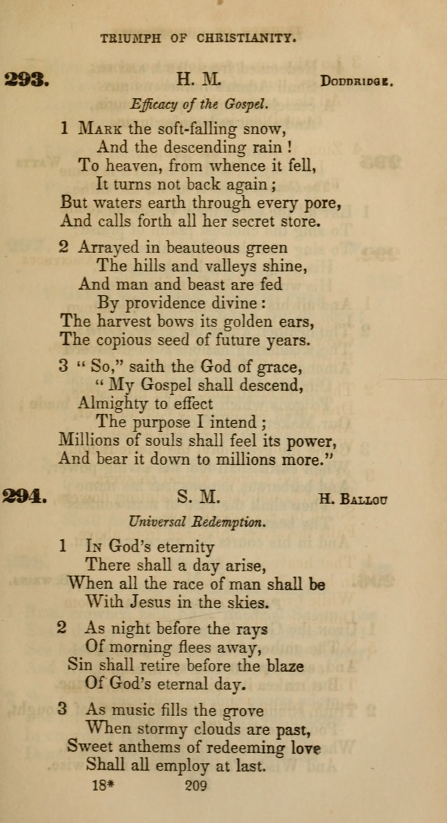 Hymns for Christian Devotion: especially adapted to the Universalist denomination page 199