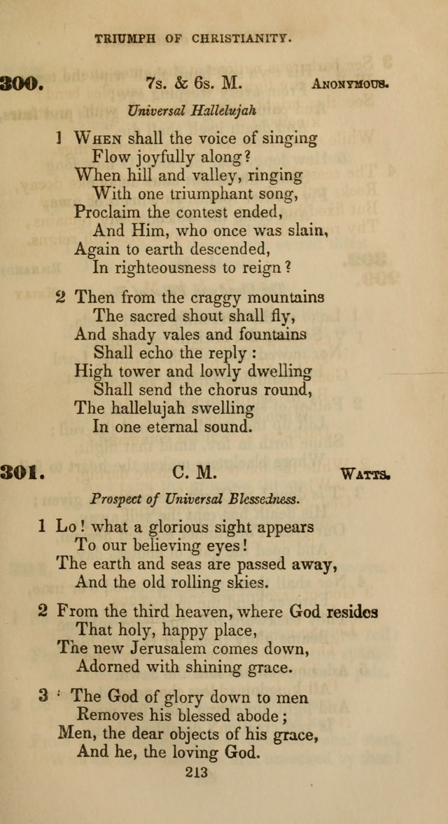 Hymns for Christian Devotion: especially adapted to the Universalist denomination page 203