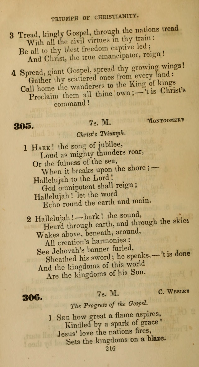 Hymns for Christian Devotion: especially adapted to the Universalist denomination page 206