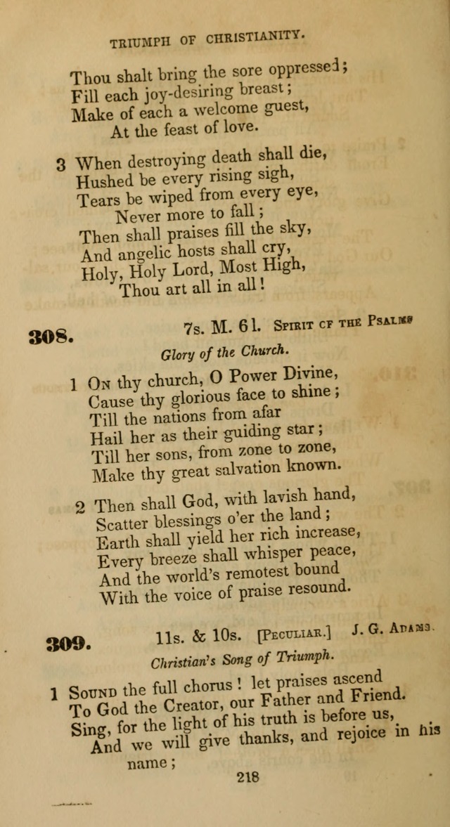 Hymns for Christian Devotion: especially adapted to the Universalist denomination page 208