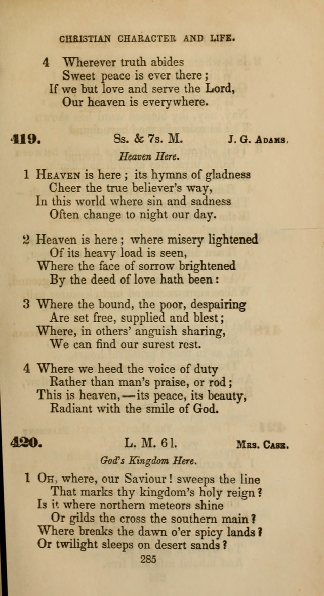 Hymns for Christian Devotion: especially adapted to the Universalist denomination page 275