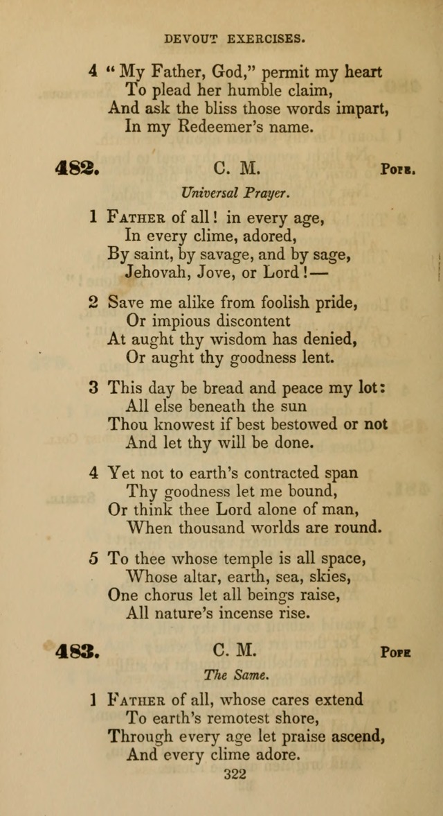 Hymns for Christian Devotion: especially adapted to the Universalist denomination page 312