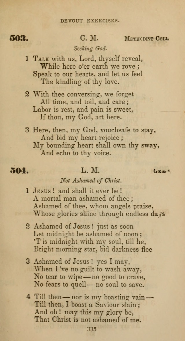 Hymns for Christian Devotion: especially adapted to the Universalist denomination page 325