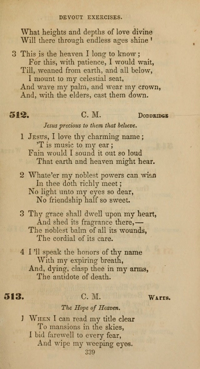 Hymns for Christian Devotion: especially adapted to the Universalist denomination page 329