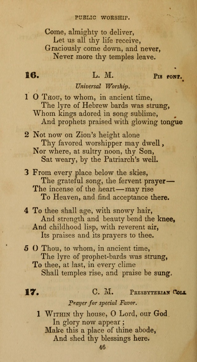 Hymns for Christian Devotion: especially adapted to the Universalist denomination page 36