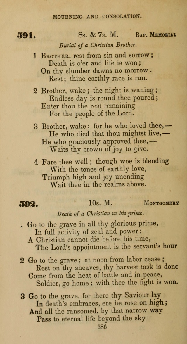 Hymns for Christian Devotion: especially adapted to the Universalist denomination page 376