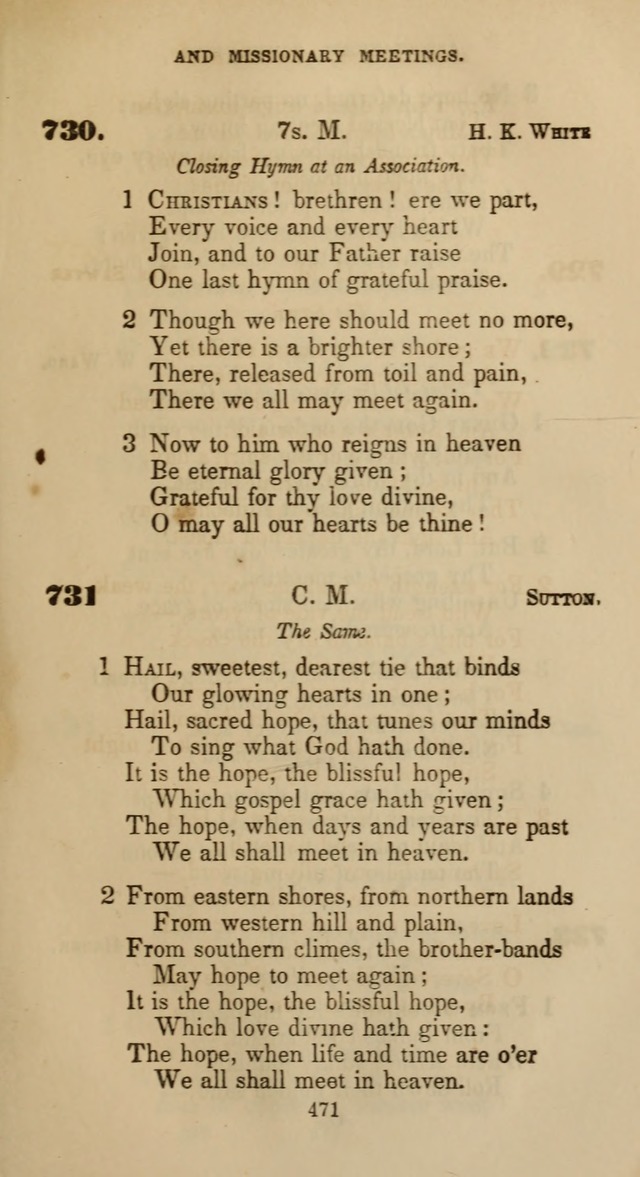 Hymns for Christian Devotion: especially adapted to the Universalist denomination page 461