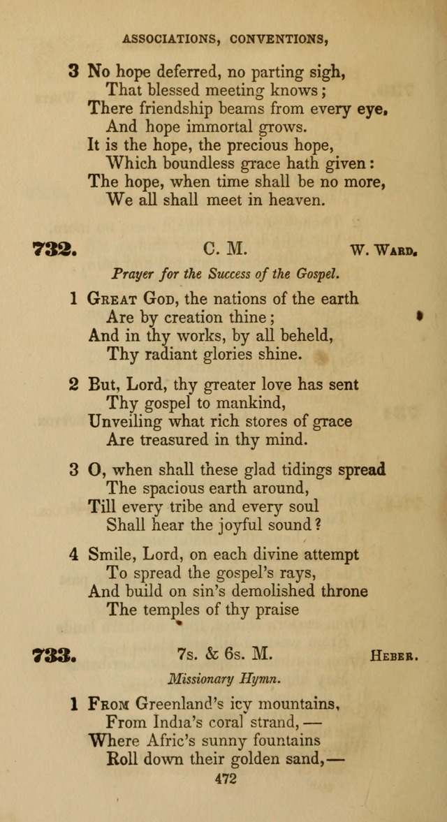 Hymns for Christian Devotion: especially adapted to the Universalist denomination page 462