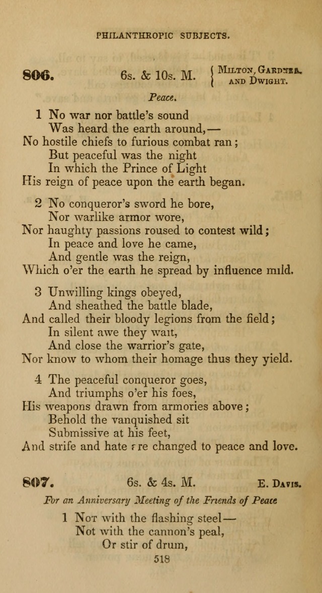 Hymns for Christian Devotion: especially adapted to the Universalist denomination page 508