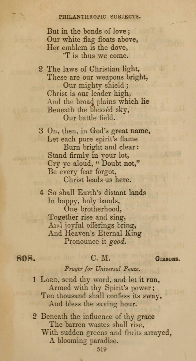 Hymns for Christian Devotion: especially adapted to the Universalist denomination page 509