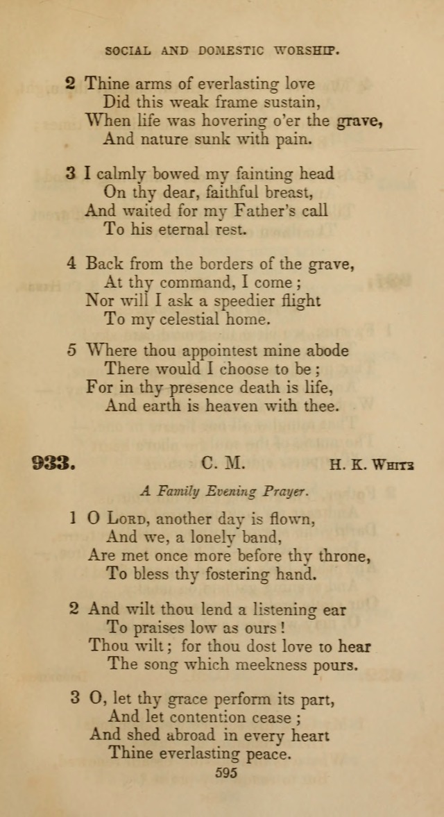 Hymns for Christian Devotion: especially adapted to the Universalist denomination page 585