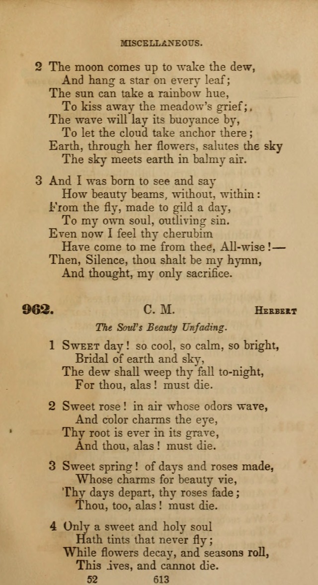 Hymns for Christian Devotion: especially adapted to the Universalist denomination page 603