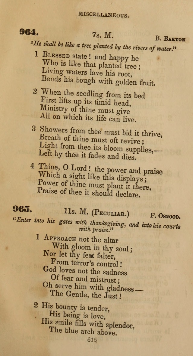 Hymns for Christian Devotion: especially adapted to the Universalist denomination page 605