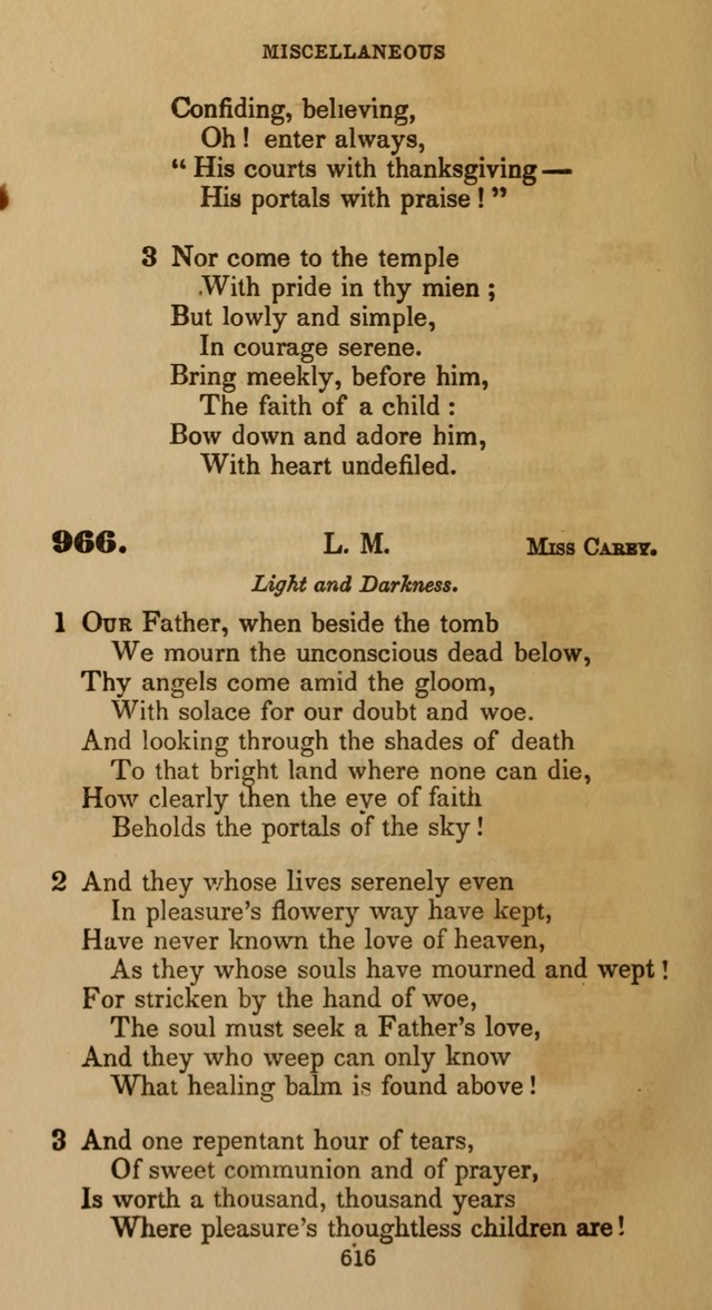 Hymns for Christian Devotion: especially adapted to the Universalist denomination page 606