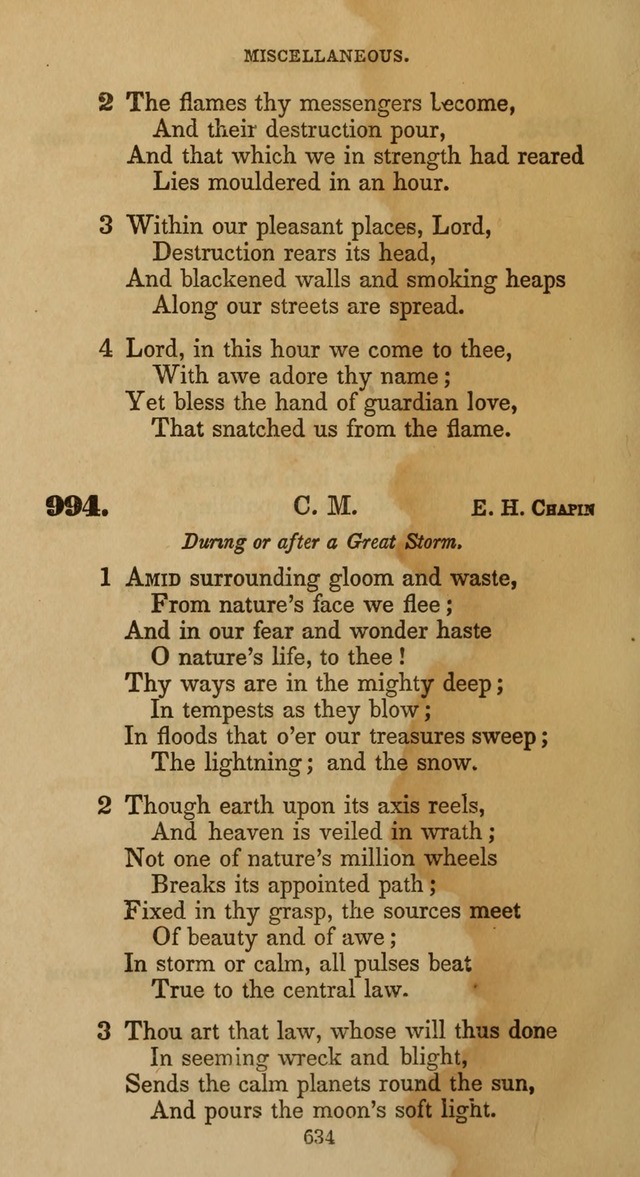 Hymns for Christian Devotion: especially adapted to the Universalist denomination page 624