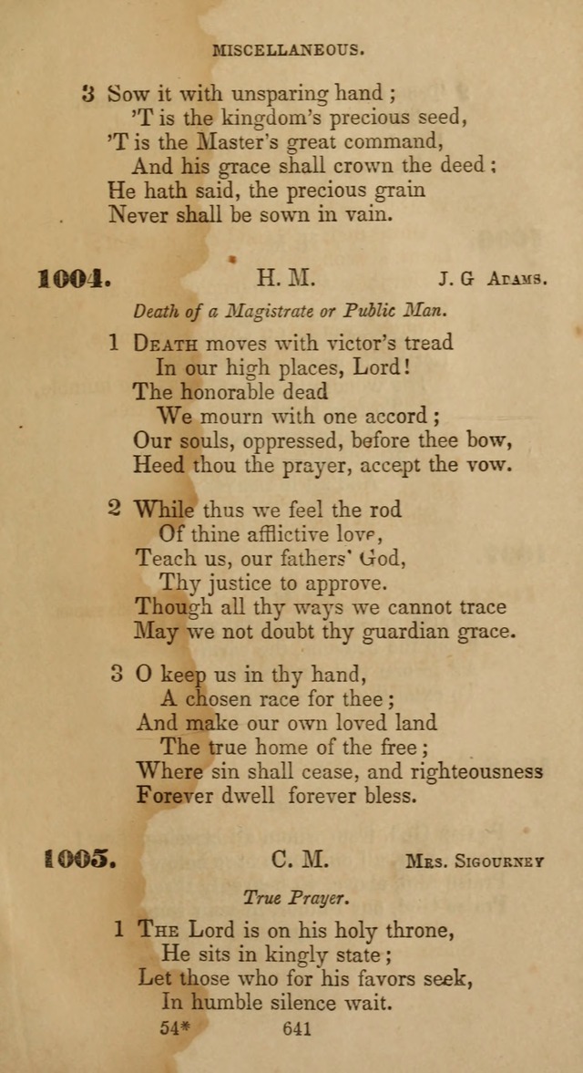 Hymns for Christian Devotion: especially adapted to the Universalist denomination page 631