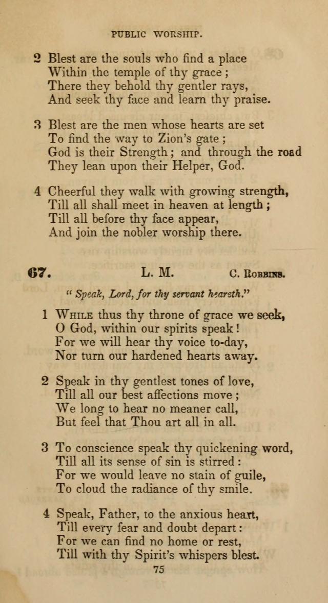 Hymns for Christian Devotion: especially adapted to the Universalist denomination page 65