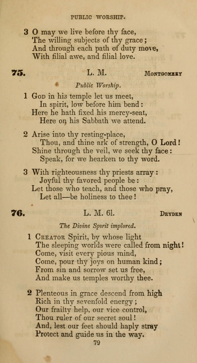 Hymns for Christian Devotion: especially adapted to the Universalist denomination page 69