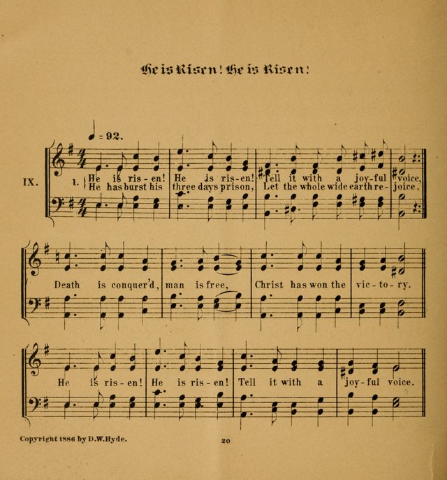 Hymns and Carols for Easter Day: (2nd ed.) page 20