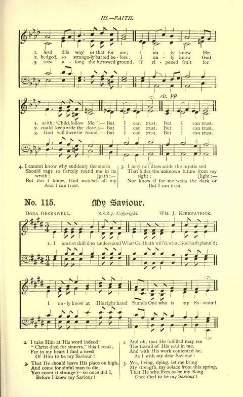 Hymns of Consecration and Faith page 73