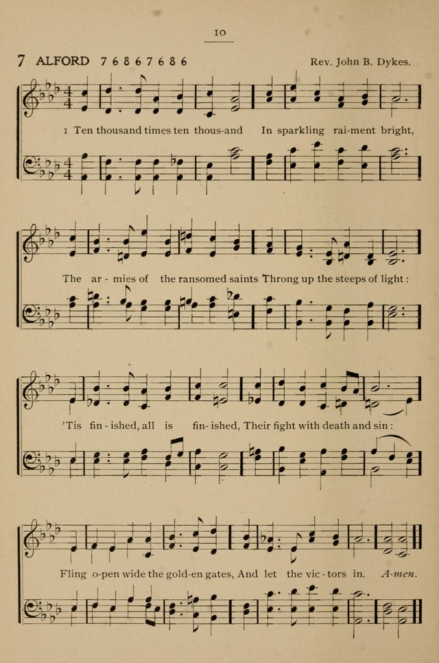 Hymnal: a compilation of familiar hymns for use at meetings where the larger collections are not available. page 13