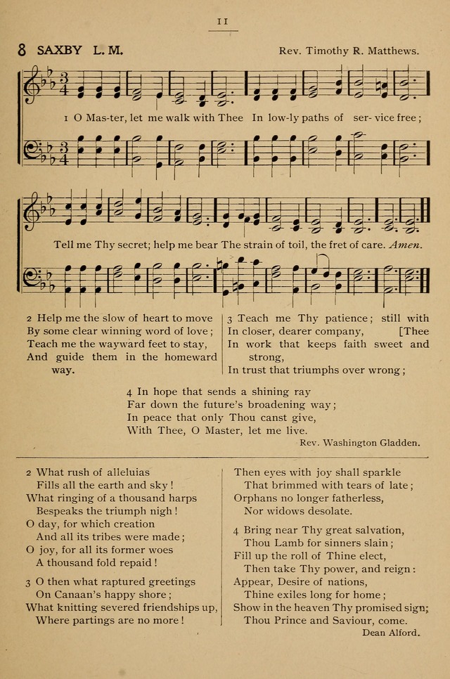 Hymnal: a compilation of familiar hymns for use at meetings where the larger collections are not available. page 14