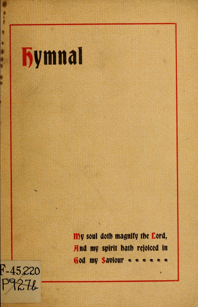 Hymnal: a compilation of familiar hymns for use at meetings where the larger collections are not available. page 2