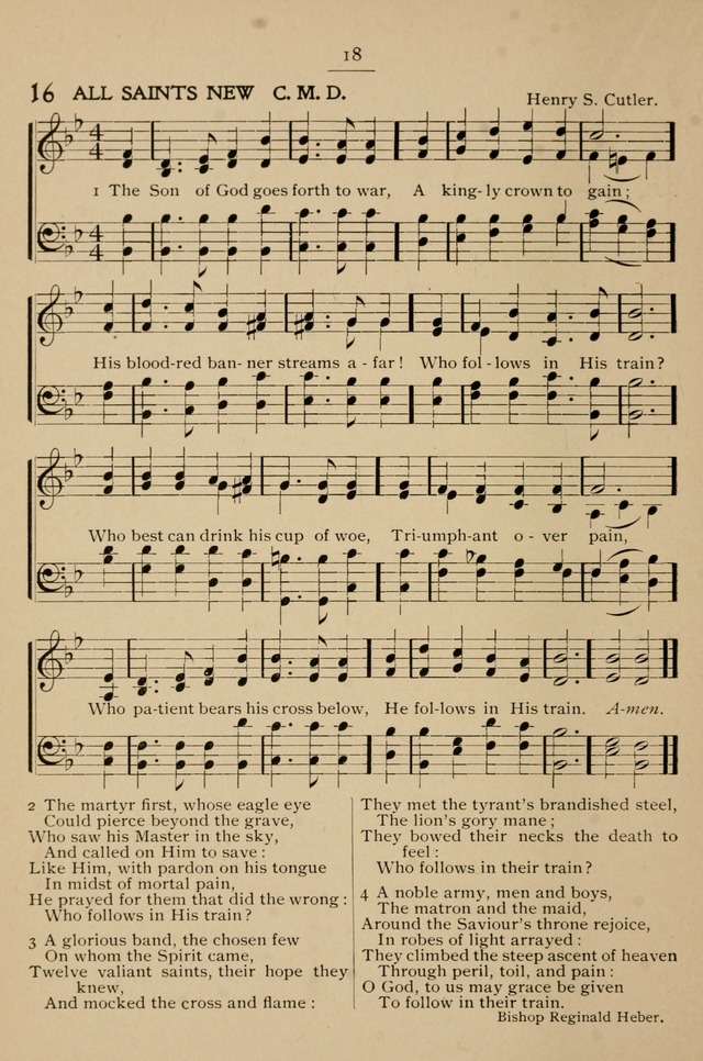 Hymnal: a compilation of familiar hymns for use at meetings where the larger collections are not available. page 21