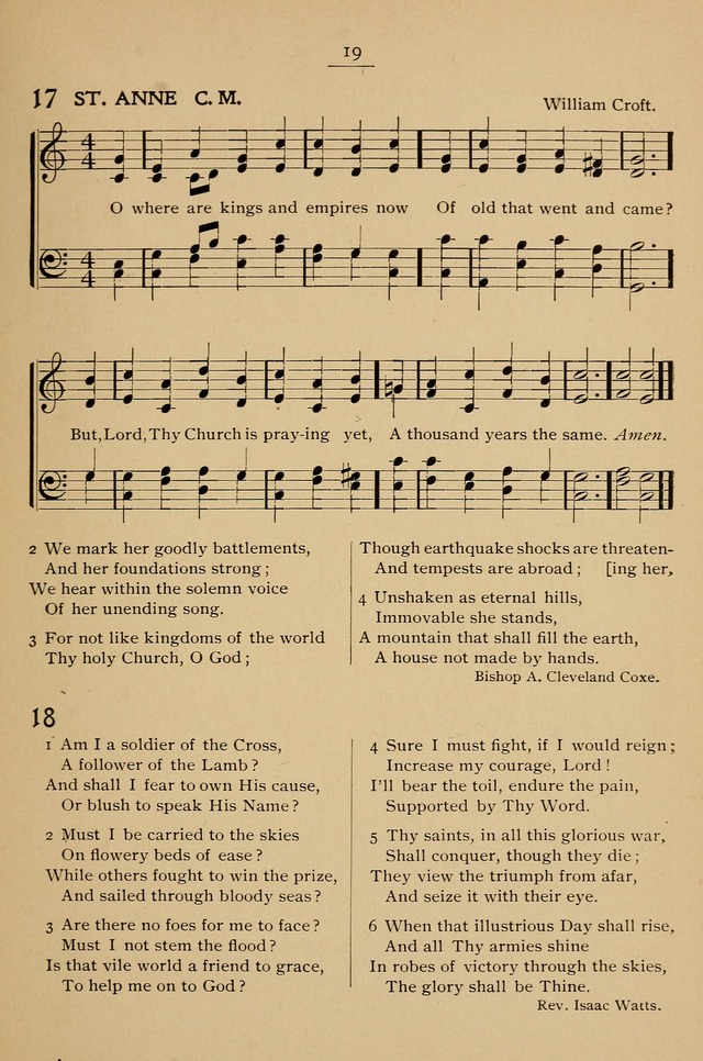 Hymnal: a compilation of familiar hymns for use at meetings where the larger collections are not available. page 22