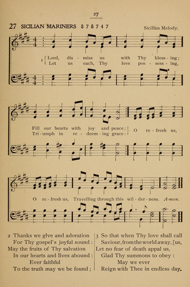 Hymnal: a compilation of familiar hymns for use at meetings where the larger collections are not available. page 30