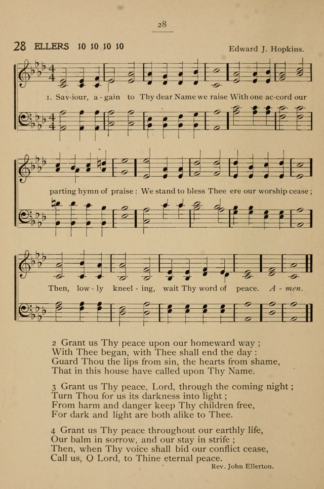 Hymnal: a compilation of familiar hymns for use at meetings where the larger collections are not available. page 31