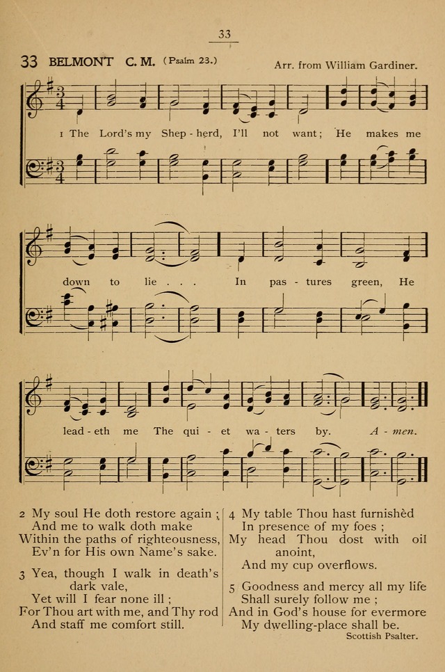 Hymnal: a compilation of familiar hymns for use at meetings where the larger collections are not available. page 36