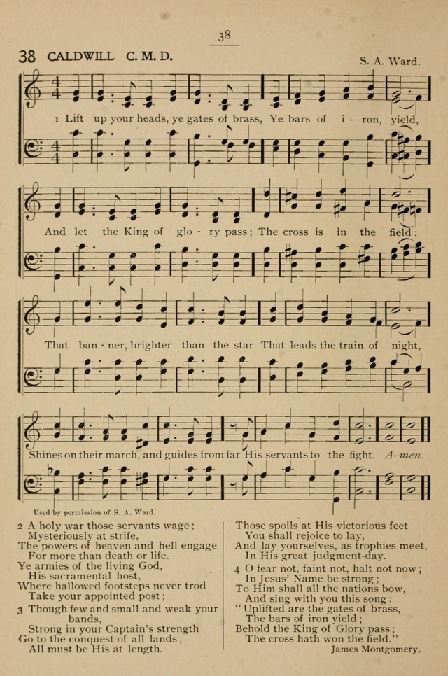 Hymnal: a compilation of familiar hymns for use at meetings where the larger collections are not available. page 41